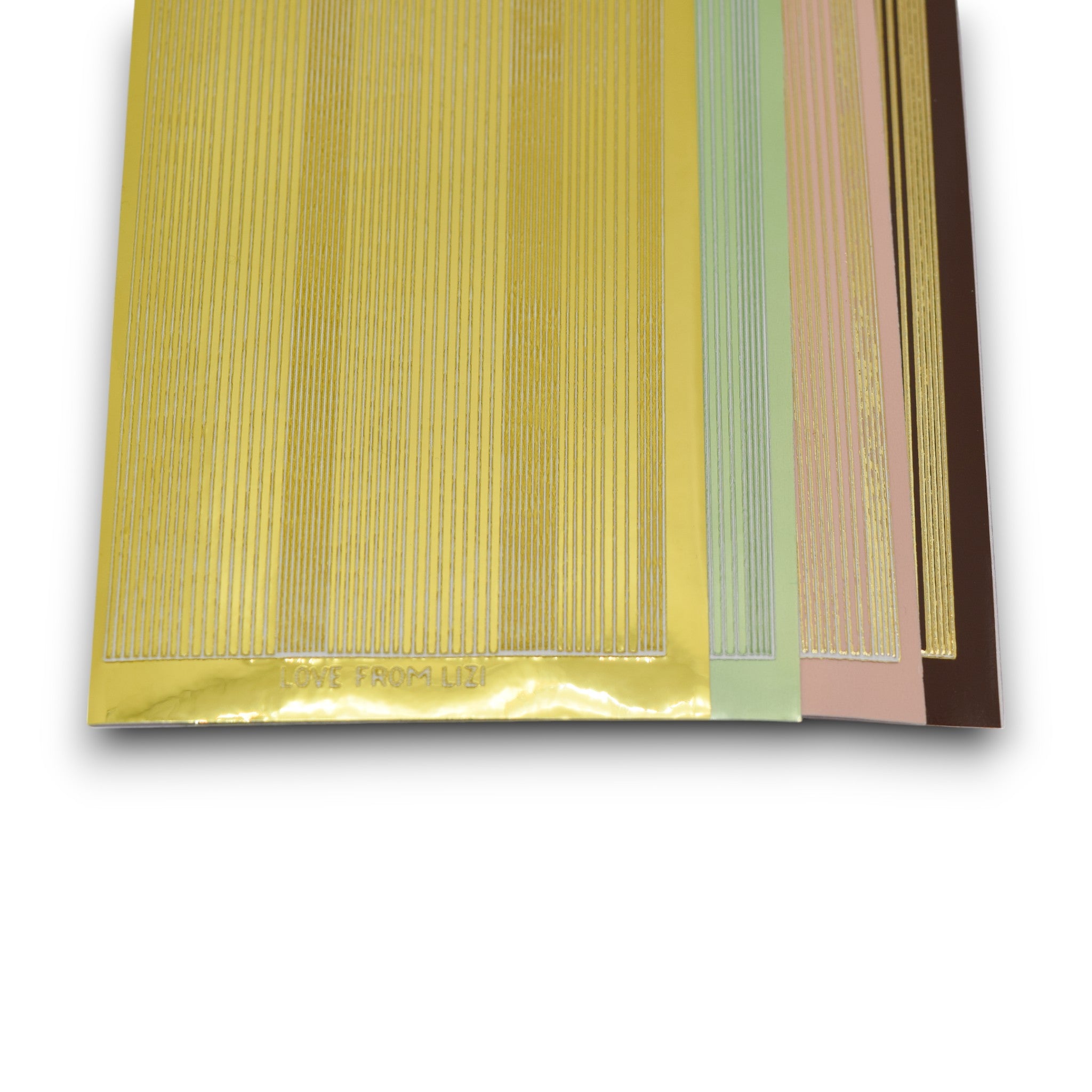 To The Moon And Back - Pin Stripe Peel-Off 4 Pack